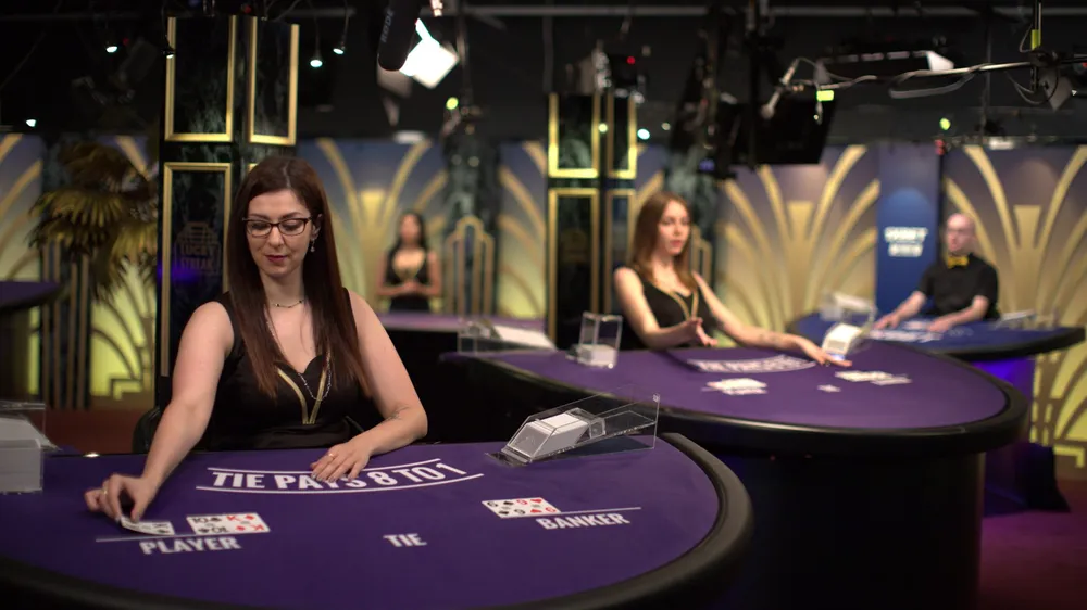 Mabilis na Baccarat live dealer table
