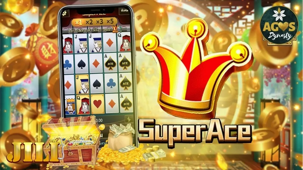 Super Ace Jili Slot machine featuring card elimination mechanics